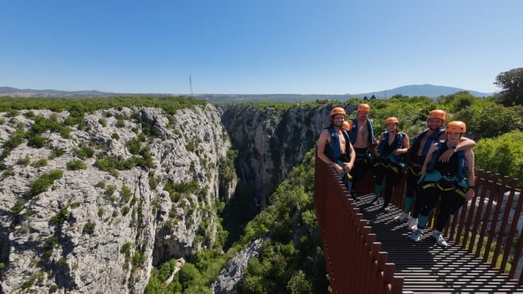 canyoning guest ready for canyoning tour