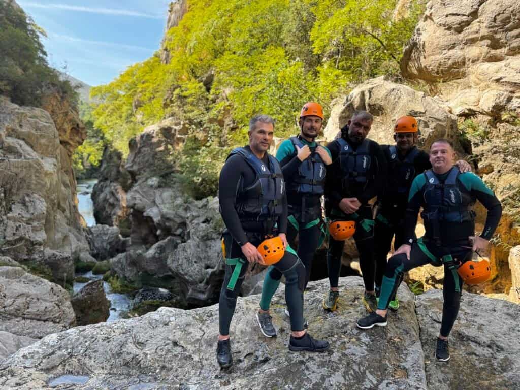 canyoning guest friends